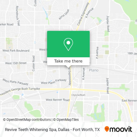 Revive Teeth Whitening Spa map