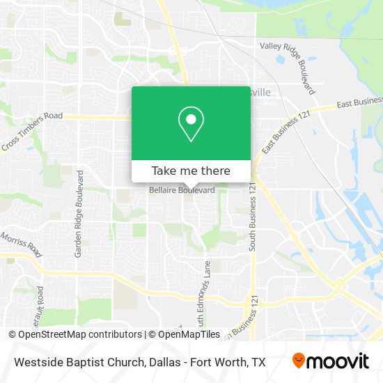 Westside Baptist Church map
