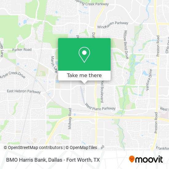 BMO Harris Bank map