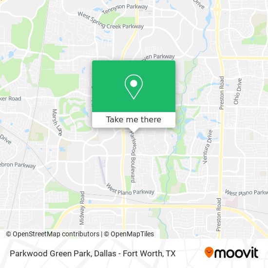 Parkwood Green Park map