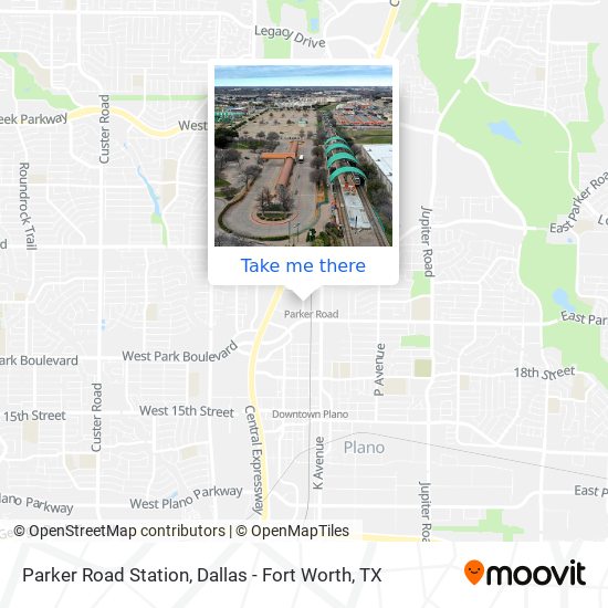 Mapa de Parker Road Station