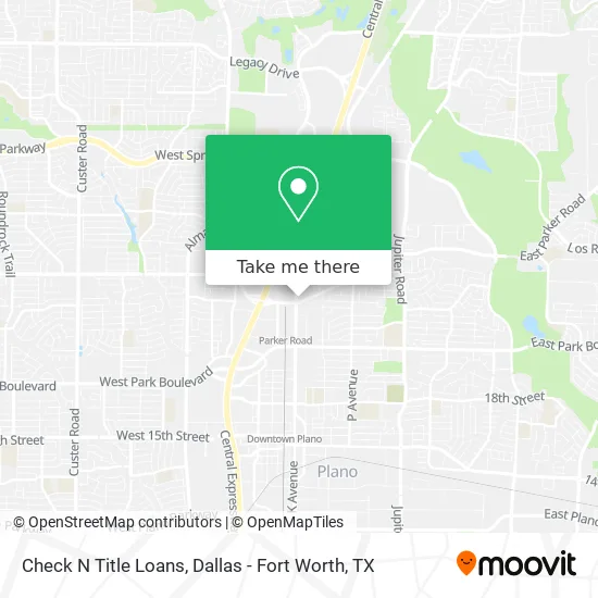 Mapa de Check N Title Loans