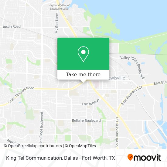 King Tel Communication map