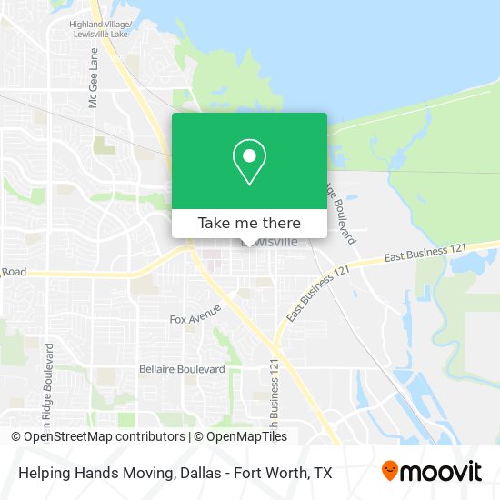 Helping Hands Moving map