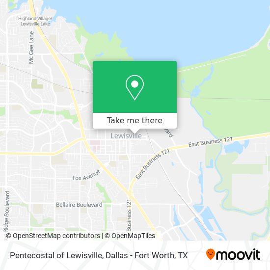 Mapa de Pentecostal of Lewisville