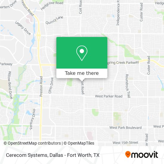 Cerecom Systems map