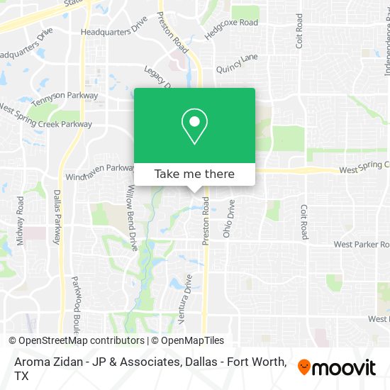 Aroma Zidan - JP & Associates map