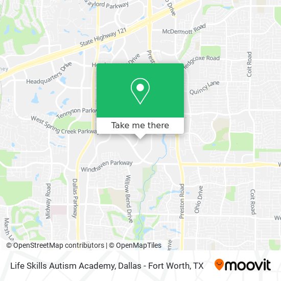 Life Skills Autism Academy map