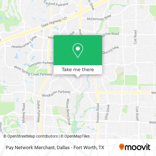 Pay Network Merchant map