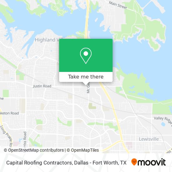 Mapa de Capital Roofing Contractors