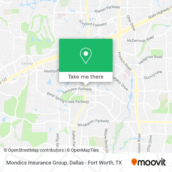 Mapa de Mondics Insurance Group