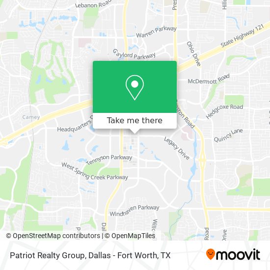 Patriot Realty Group map