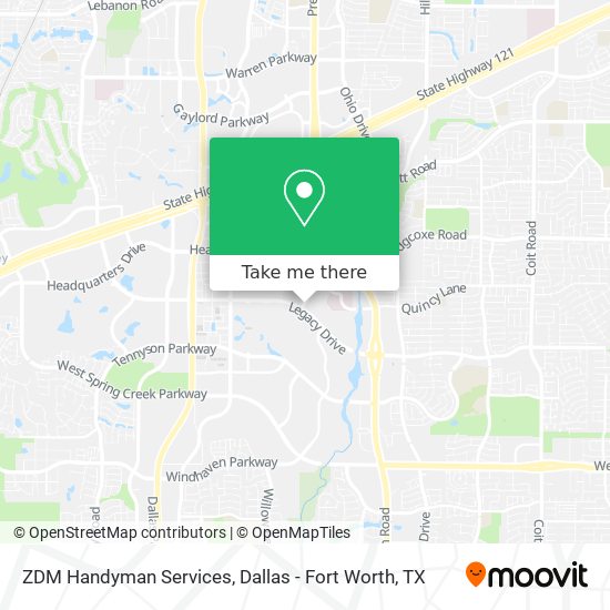 ZDM Handyman Services map