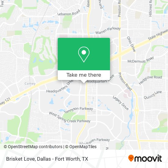 Brisket Love map