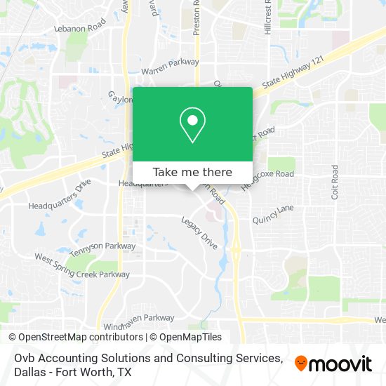 Ovb Accounting Solutions and Consulting Services map