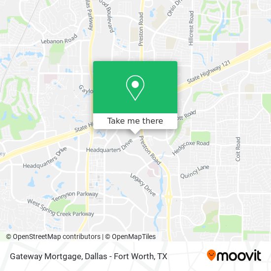 Gateway Mortgage map