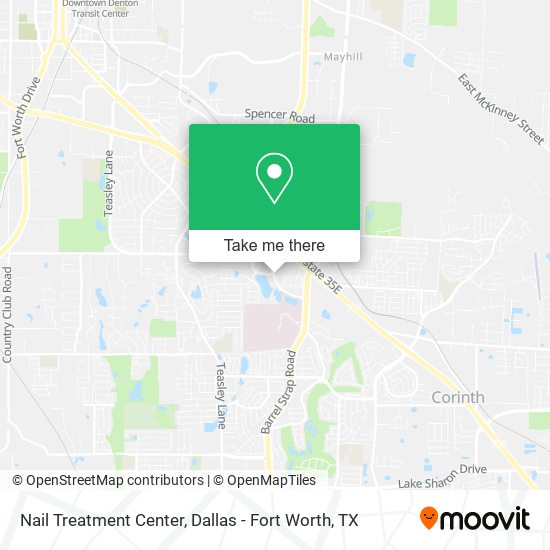 Mapa de Nail Treatment Center