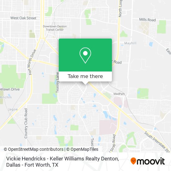 Vickie Hendricks - Keller Williams Realty Denton map