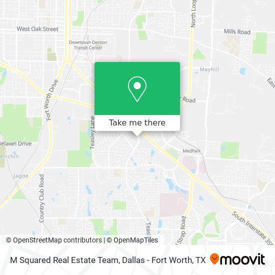 M Squared Real Estate Team map