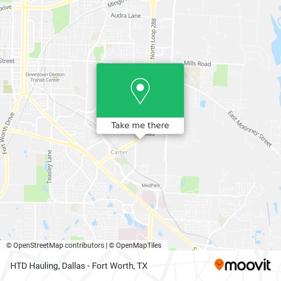 HTD Hauling map