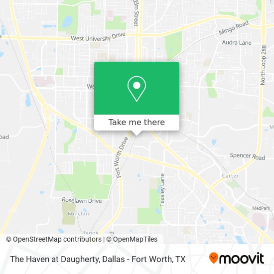 The Haven at Daugherty map