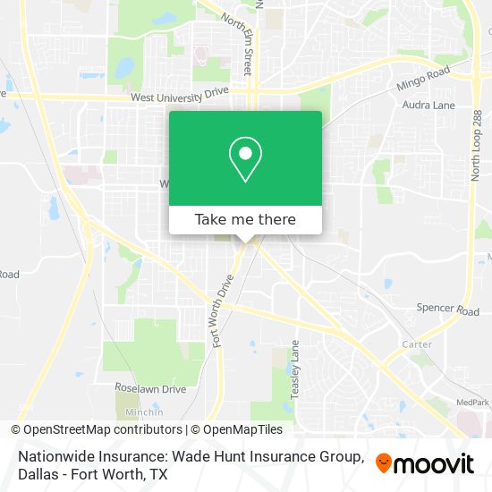 Mapa de Nationwide Insurance: Wade Hunt Insurance Group