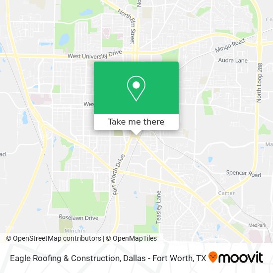 Mapa de Eagle Roofing & Construction