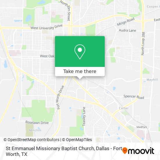 Mapa de St Emmanuel Missionary Baptist Church