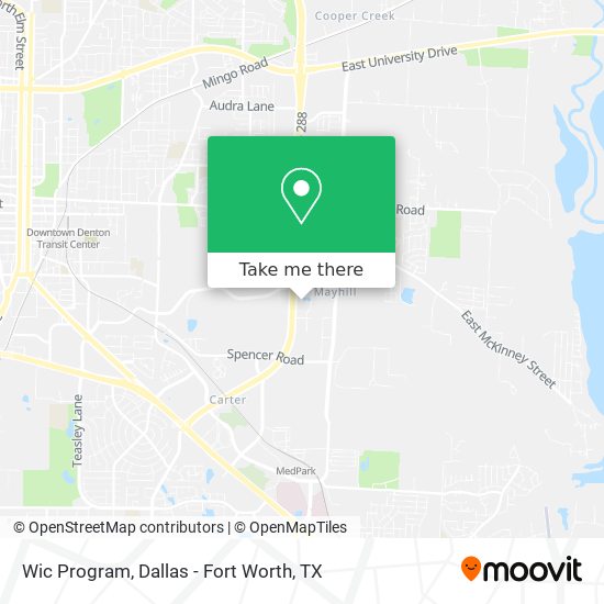 Wic Program map