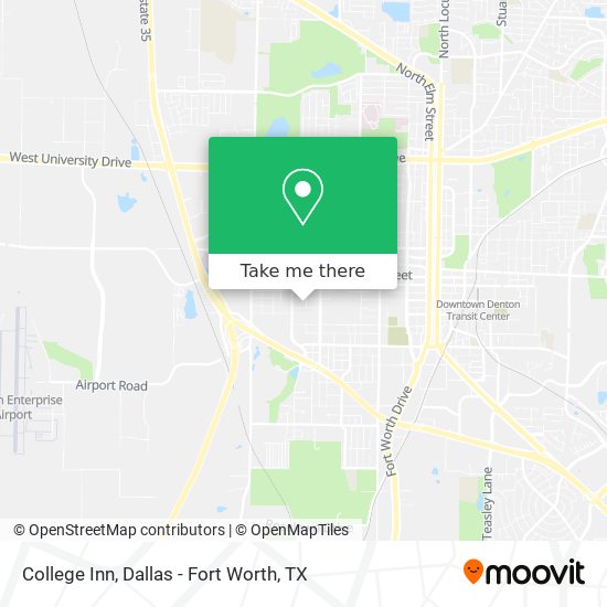 College Inn map