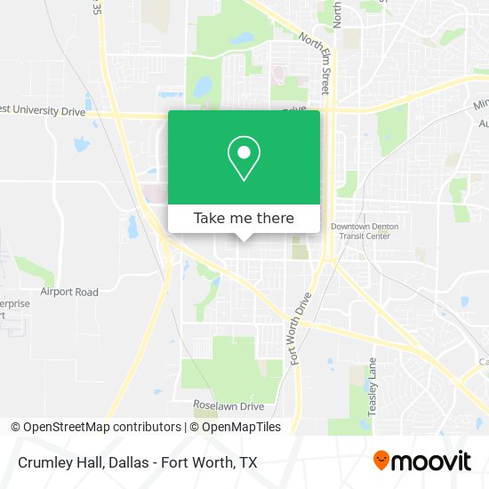 Mapa de Crumley Hall