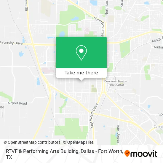 RTVF & Performing Arts Building map