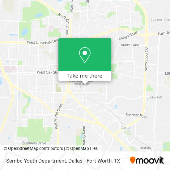 Mapa de Sembc Youth Department