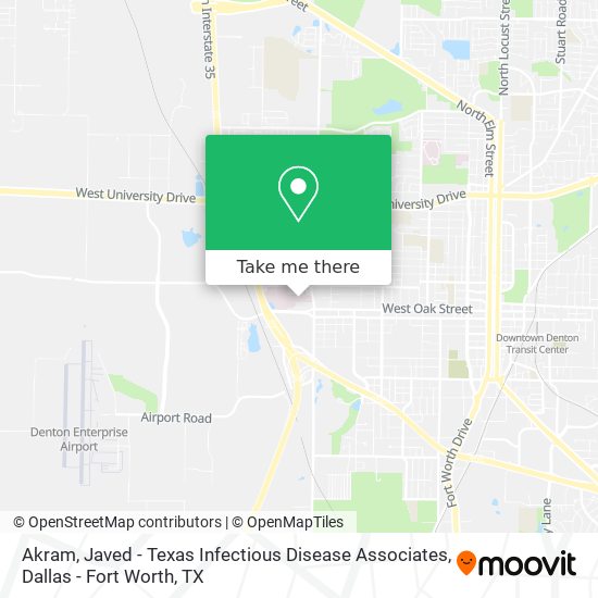 Akram, Javed - Texas Infectious Disease Associates map