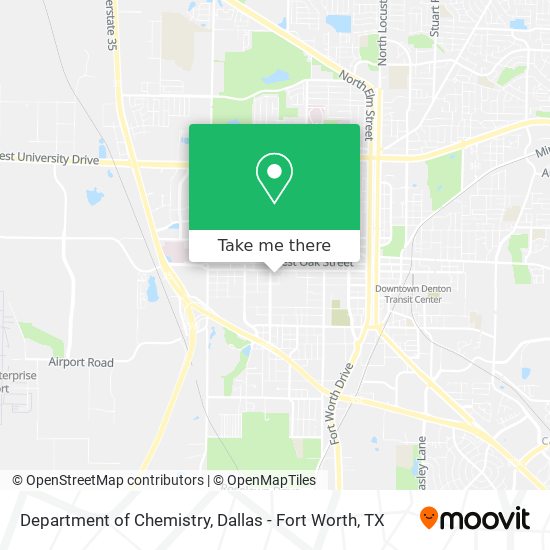 Department of Chemistry map