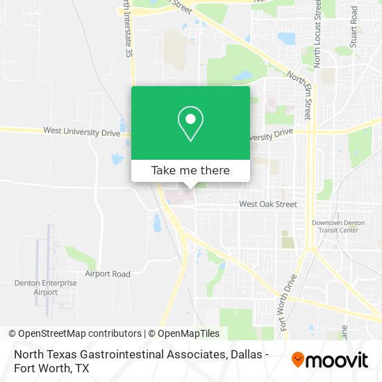 North Texas Gastrointestinal Associates map