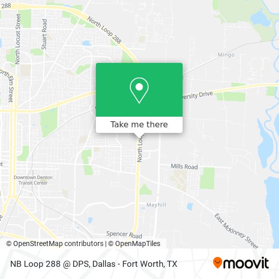 NB Loop 288 @ DPS map
