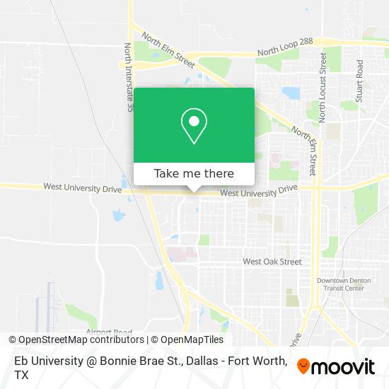 Eb University @ Bonnie Brae St. map