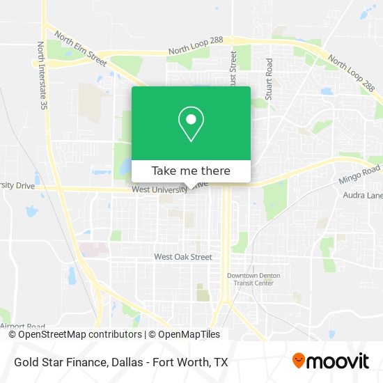 Gold Star Finance map