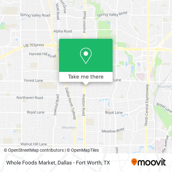 Whole Foods Market map
