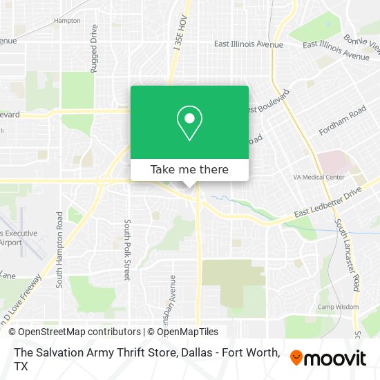 The Salvation Army Thrift Store map