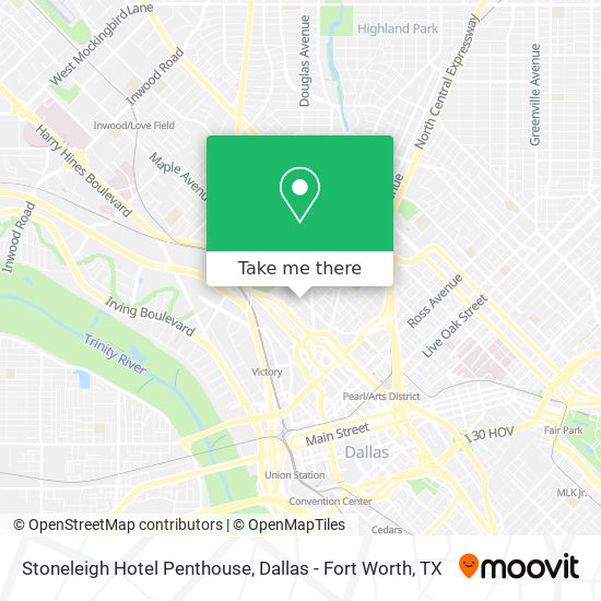 Stoneleigh Hotel Penthouse map