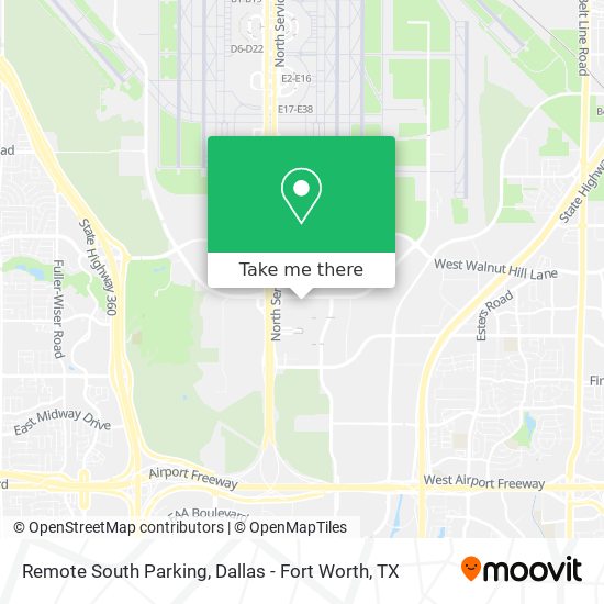 Remote South Parking map