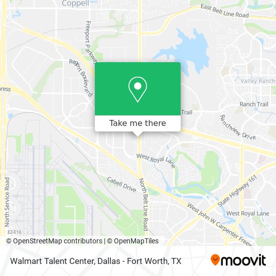 Walmart Talent Center map