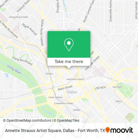 Annette Strauss Artist Square map