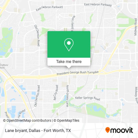 Mapa de Lane bryant
