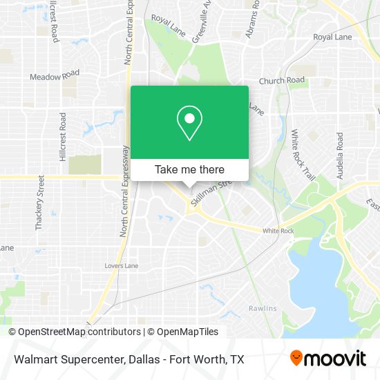 Mapa de Walmart Supercenter