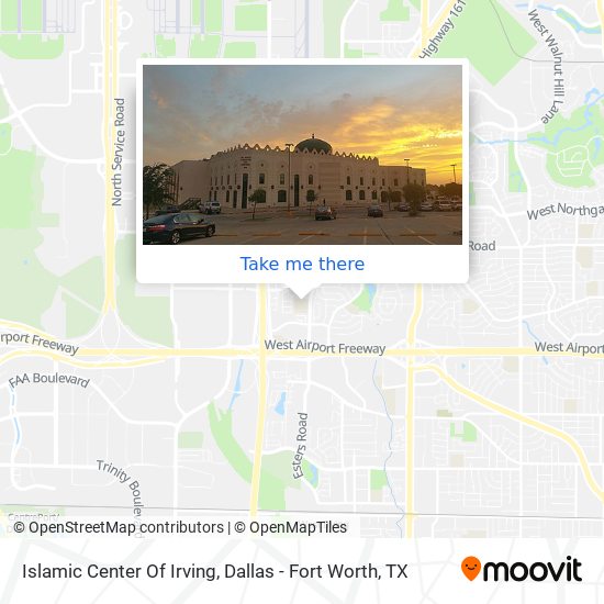 Mapa de Islamic Center Of Irving
