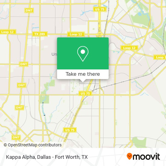 Kappa Alpha map