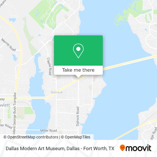 Mapa de Dallas Modern Art Museum